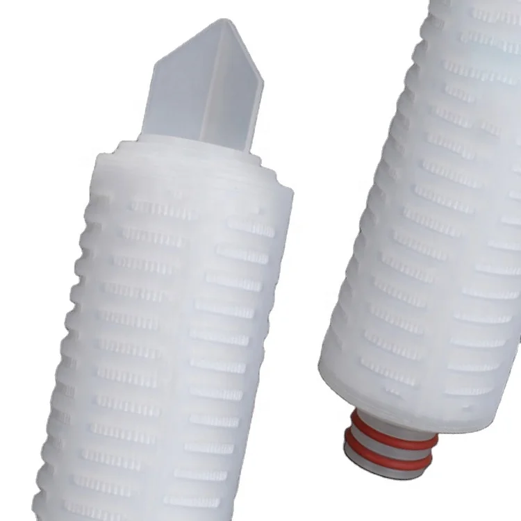Multi layers ultra-fine PP Pleated Depth Filter Cartridge with 226 fin For Fermentation Broths filtration