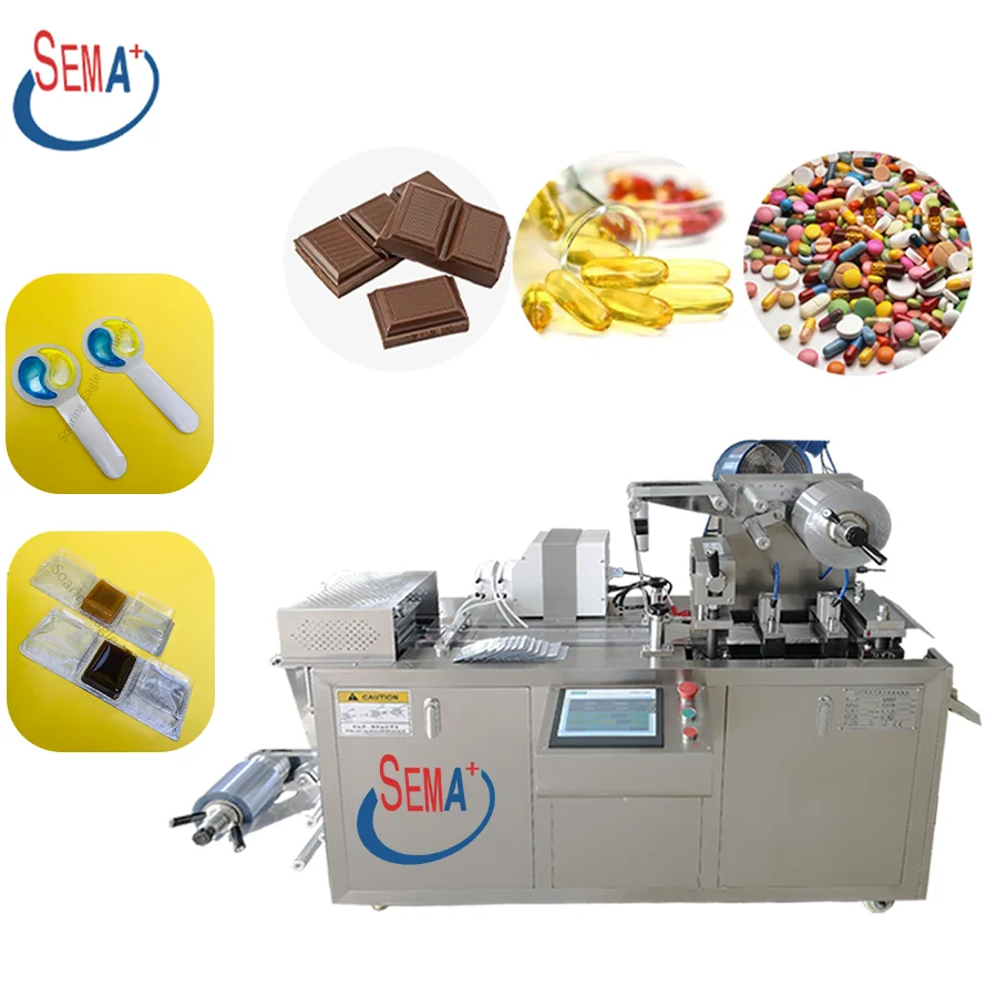 Полностью автоматическая блистерная упаковочная машина для меда, крема, соуса, жидкости, блистерная упаковочная машина