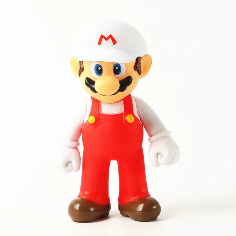 12-15 cm Wholesale Super Mari Bros PVC Action Figure, Koopa Daisy Yoshi Wario Figurine doll plastic Mario toy Anime Figure