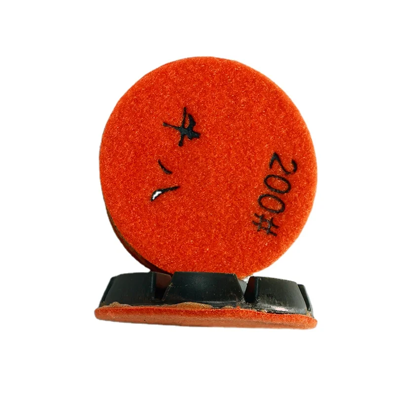 Diamond floor polishing pads dry use for very hard concrete floor