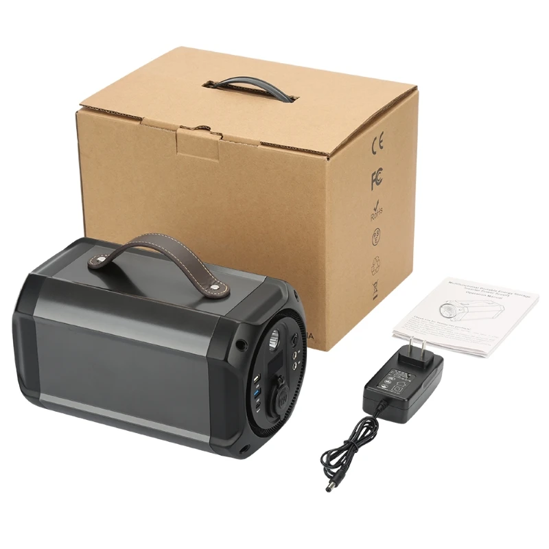 Portable power source Outdoor camping 75000mAh 300W lithium battery 220V AC 12V DC solar storage Emergency power supply