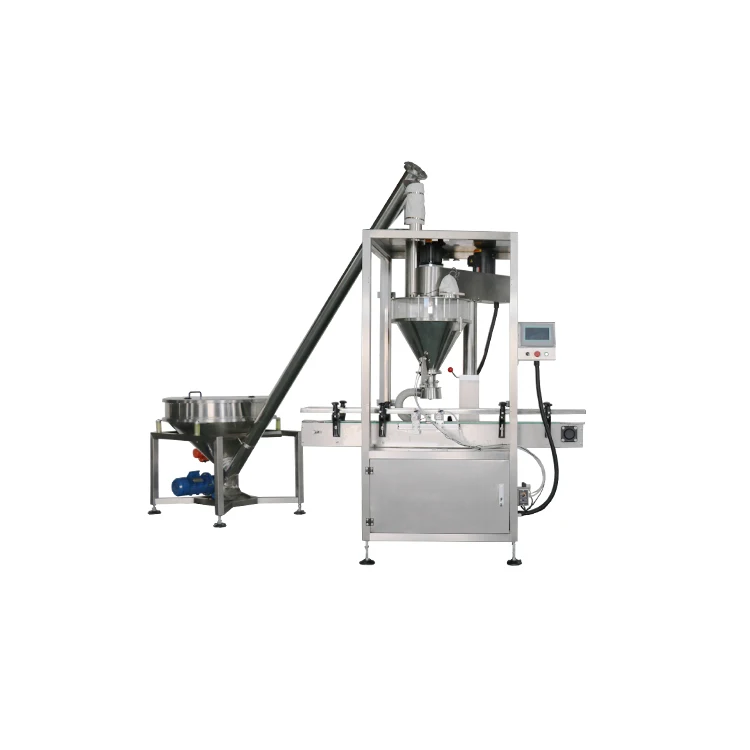 1-500g Baby Milk Powder Goat Milk Powder Jar Filling Capping Sealing Production Line Milk Tea Powder Filling Machine