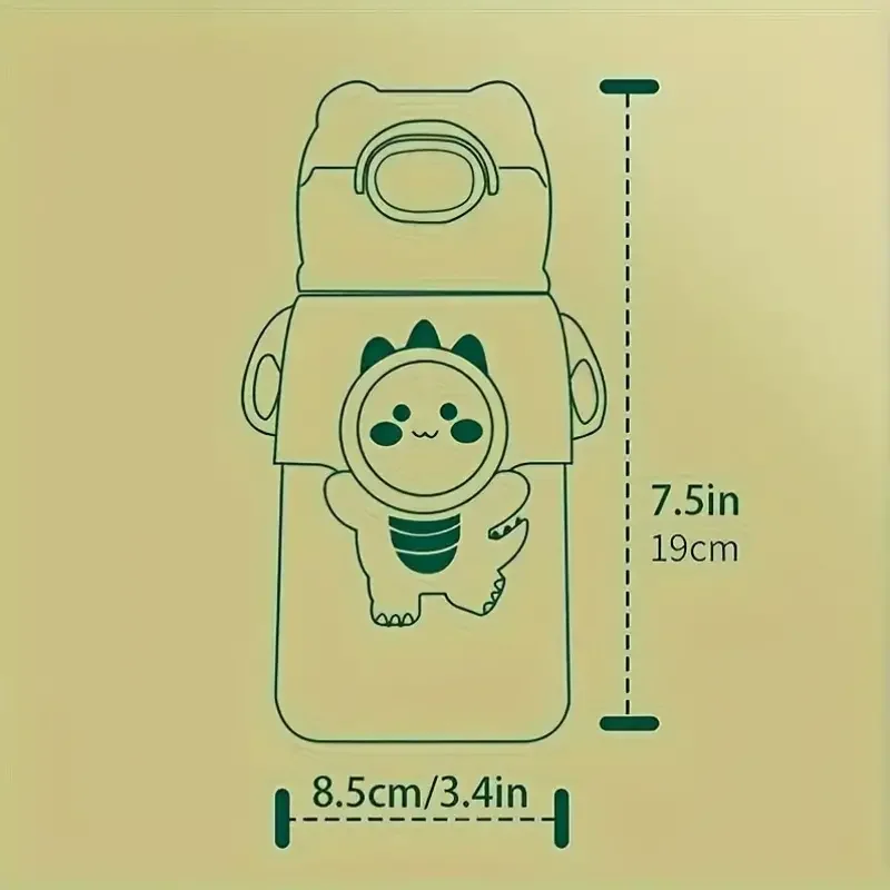 New Design Cute Cartoon Image Plastic Water Cup Cute Girl 660ml Large Capacity Anti Drop Straw Water Bottle