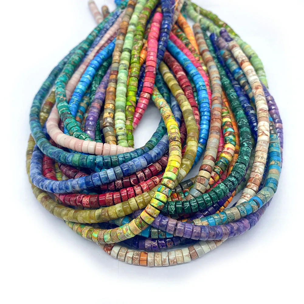 DAQIDO Factory Wholesale Natural Stone Jewelry Energy Column Shape Agate Onyx Stone Bracelet Beads For Jewelry Making