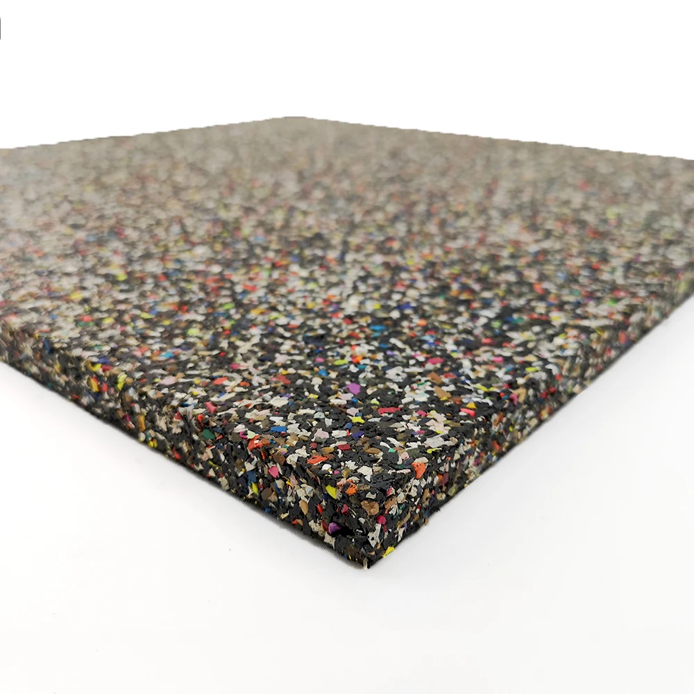 500x500x25mm High density shockproof rubber floor rubber tiles for indoor