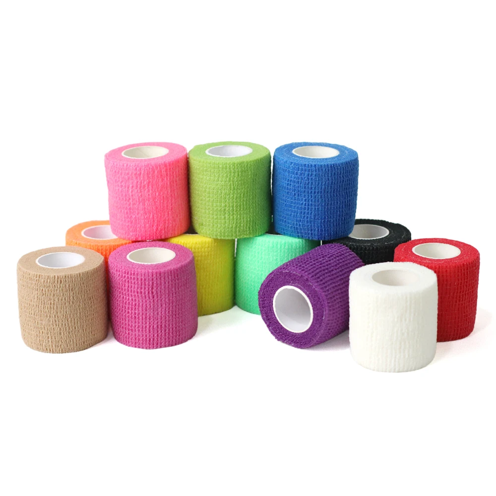 Self Adhesive Cohesive Bandages Wrap Athletic Elastic Bandage Manufacture