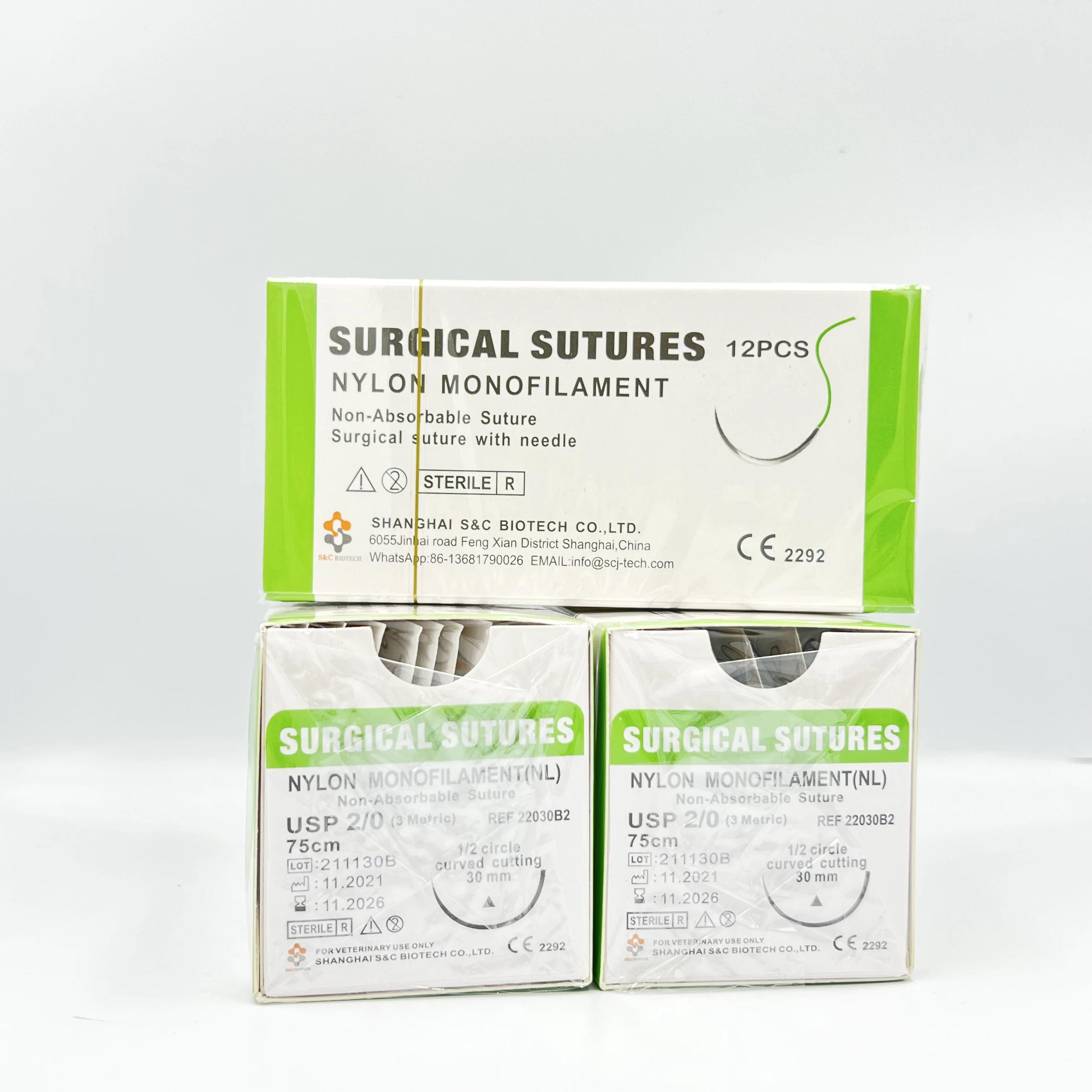 High quality  3 Absorbable Pet suture Quick & accurate 1# nylon