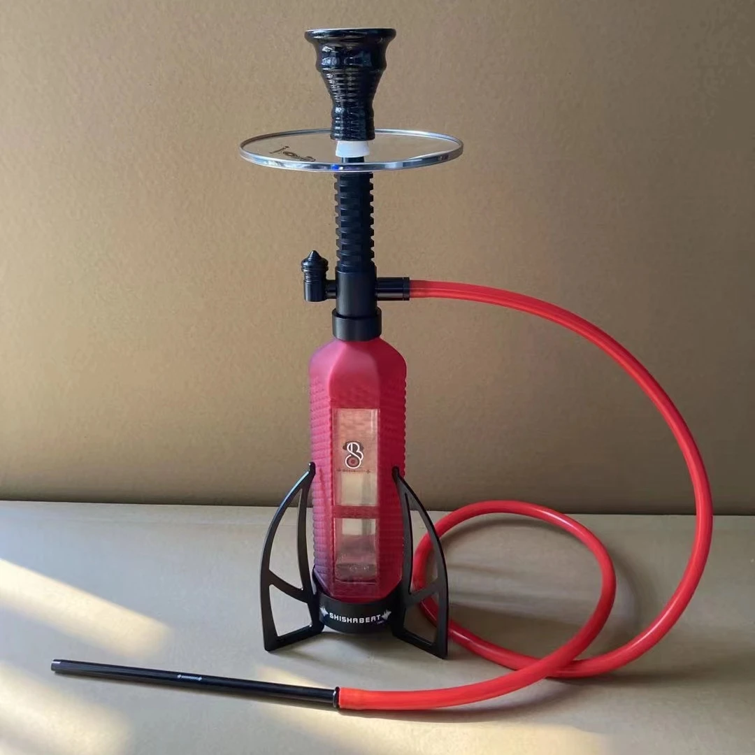 Best for hookah lounge stable set smoking shisha LED hookah packed in aluminum suitcase