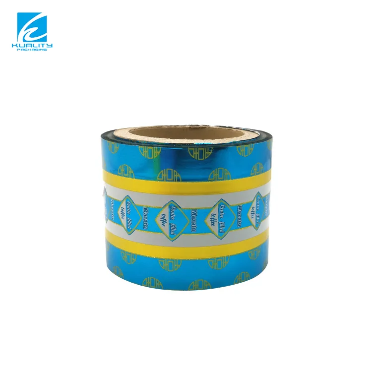 Customized Print Packaging Wrapping Metalized Pet Pvc Chocolate Candy Twist Film