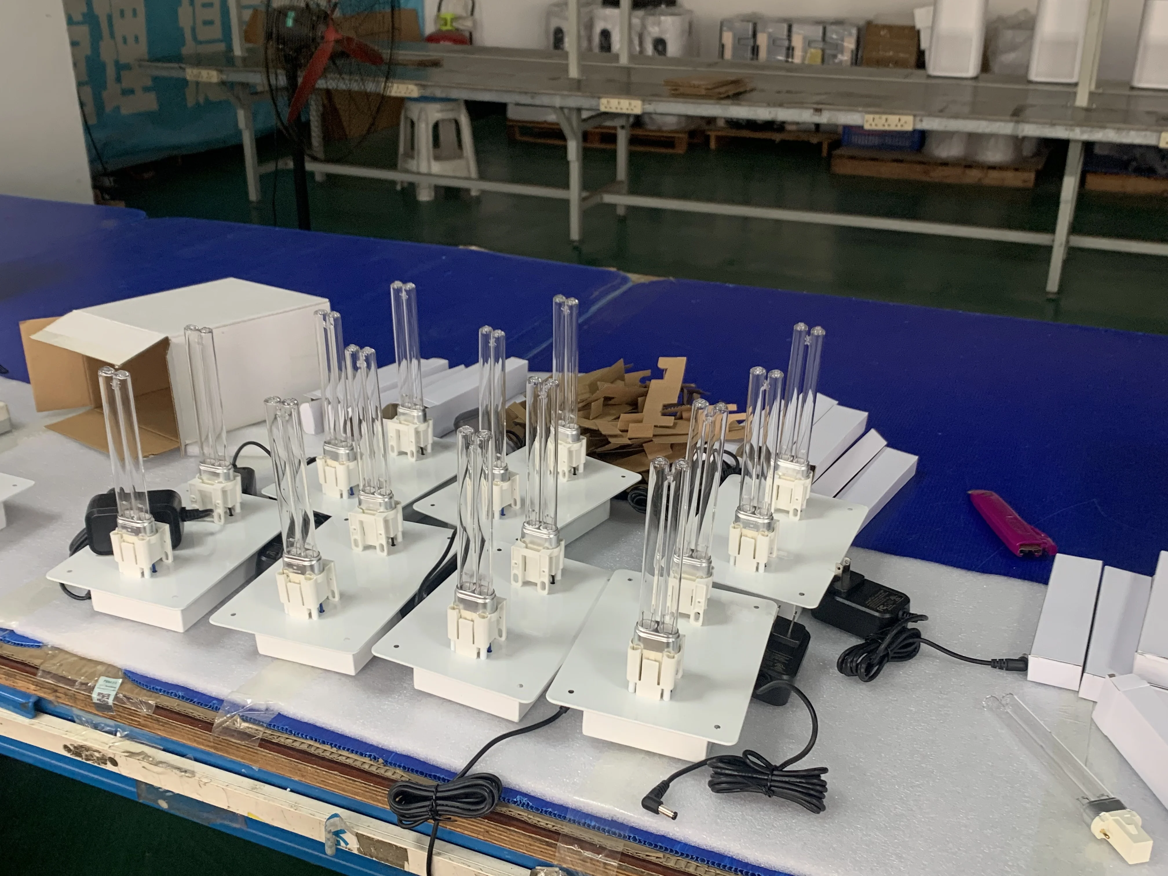 G200 green HVAC uv germicidal air purifier Dual uvc Lights lamp bulb in Duct Cleanser uv lights lamp for hvac system ac