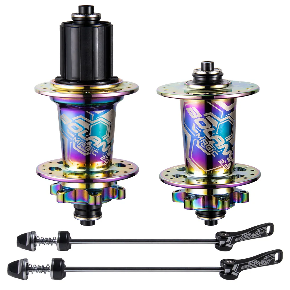 High Quality BOLANY Mountain Bike Hub Four Peilin Bearing Quick Release Disc Brake 6 Pawls 11 12 Speed Bicycle Hubs