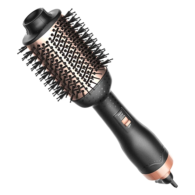 2 in 1 One Step Hair Dryer Fast Hair Straightener Brush Hot Air Brush