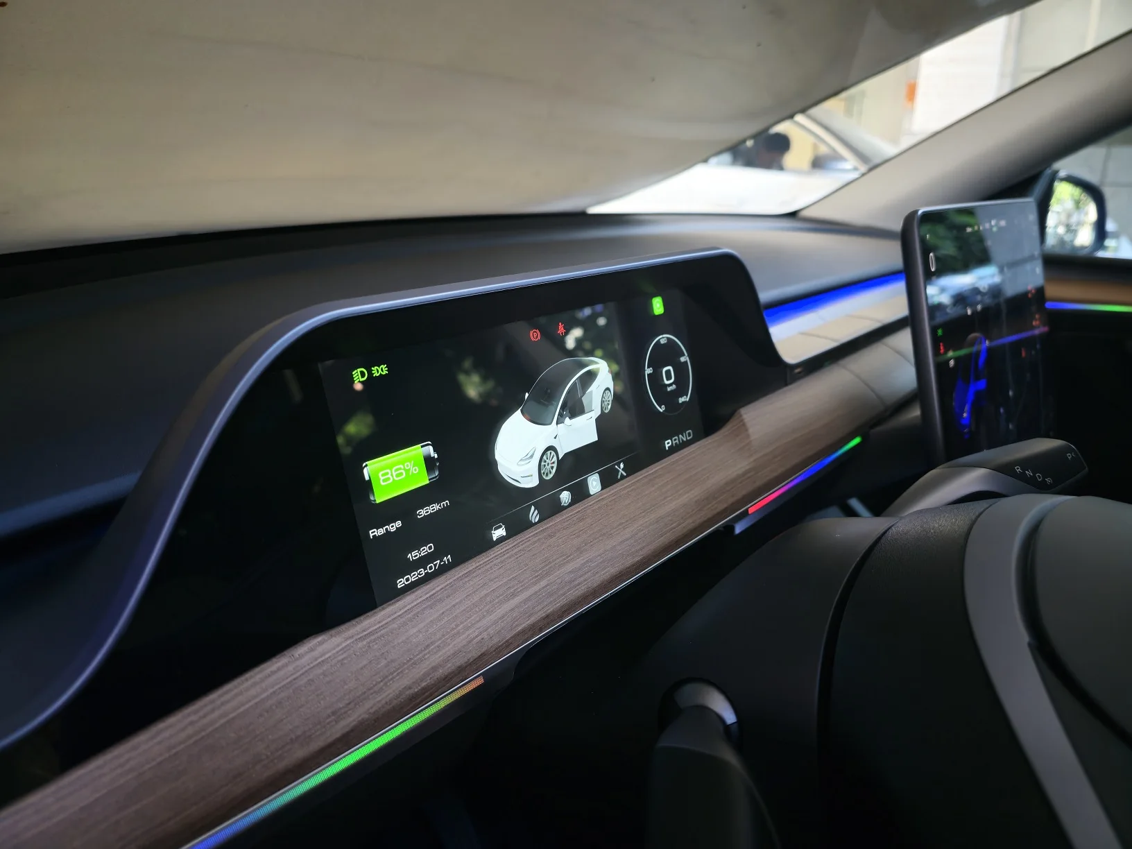 Автомобильный 10 25 дюймов дисплей приборной панели Linux OS навигация для Tesla модели 3/Y беспроводной