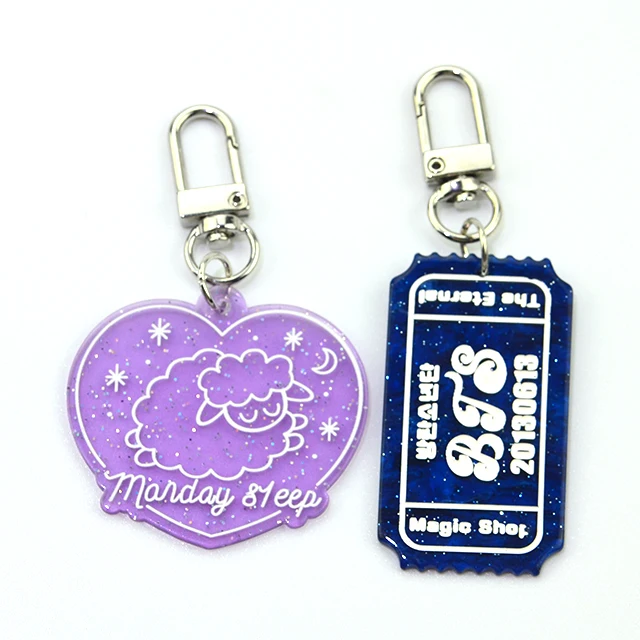 Wholesale Personalized Custom Promotional Gift Phone Acrylic Keychain