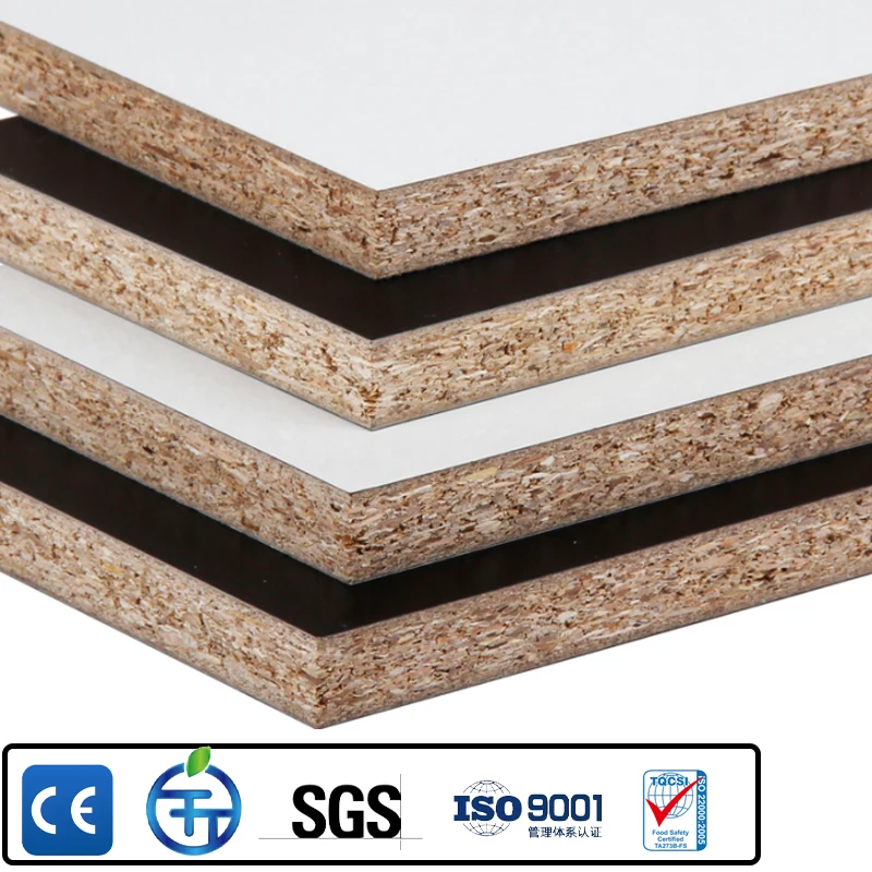 E0 E1 E2 MDI P2 Glue Moisture Resistant Water Resistant Particle Board/Particleboard for Furniture