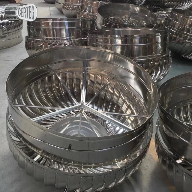 
2020 New Exhaust fan non-owered wind vantilation Good quality Roof turbine Ventilator 