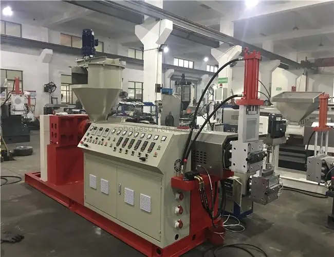 Starch biodegradable plastic granules making machi