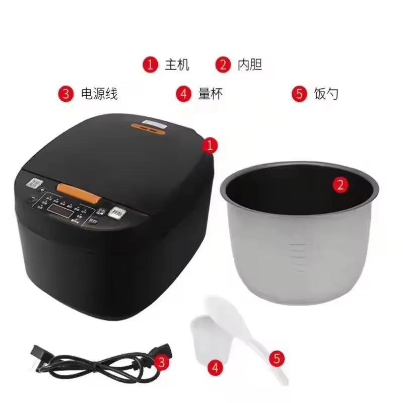 In stock 5L Automatic Smart Digital Touch LCD Multi Non-Stick Home Electric Digital Rice Cooker