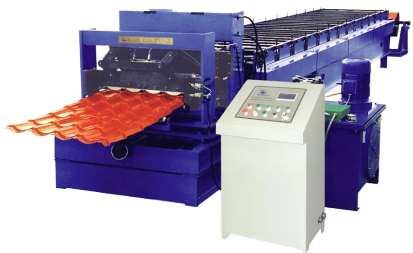 manual metal  corrugated iron sheet roof tile making machine