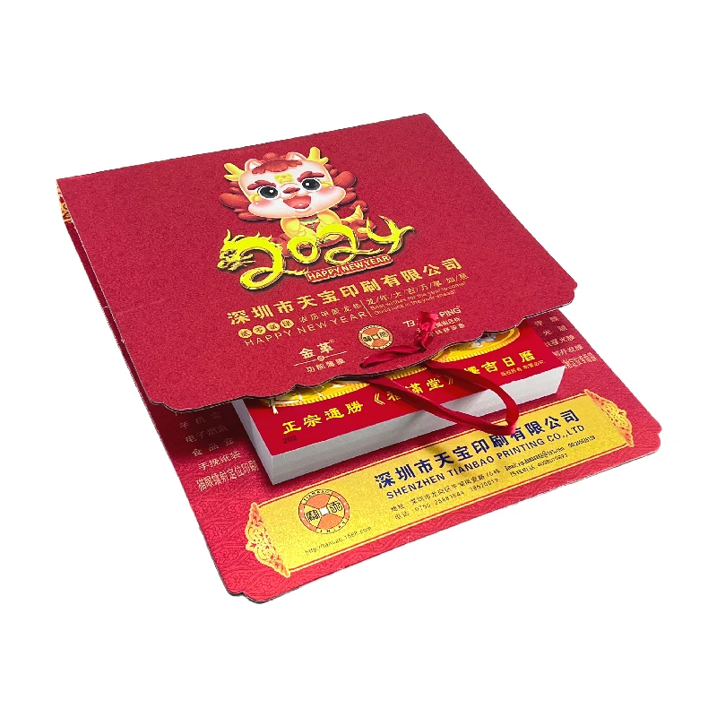 The new listing chinese personalized new year lunar hang calendars