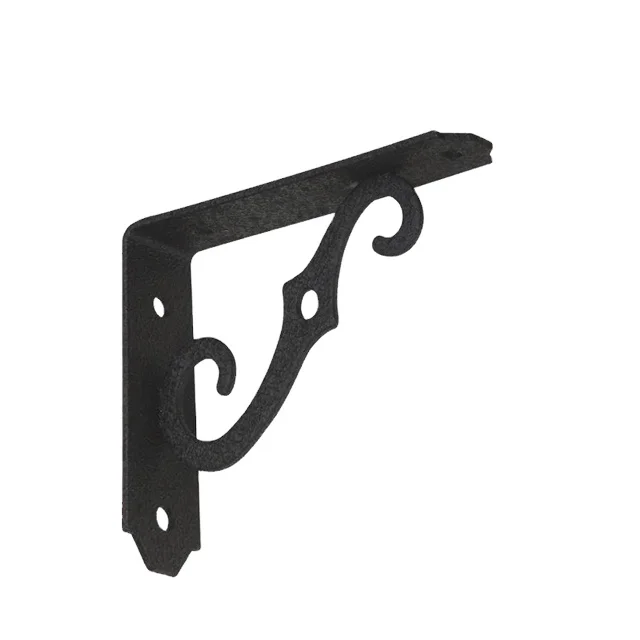 China Wholesale 90 Degree Custom Made Right Angle Shelf Bracket Decorative Shelf Metal Bracket