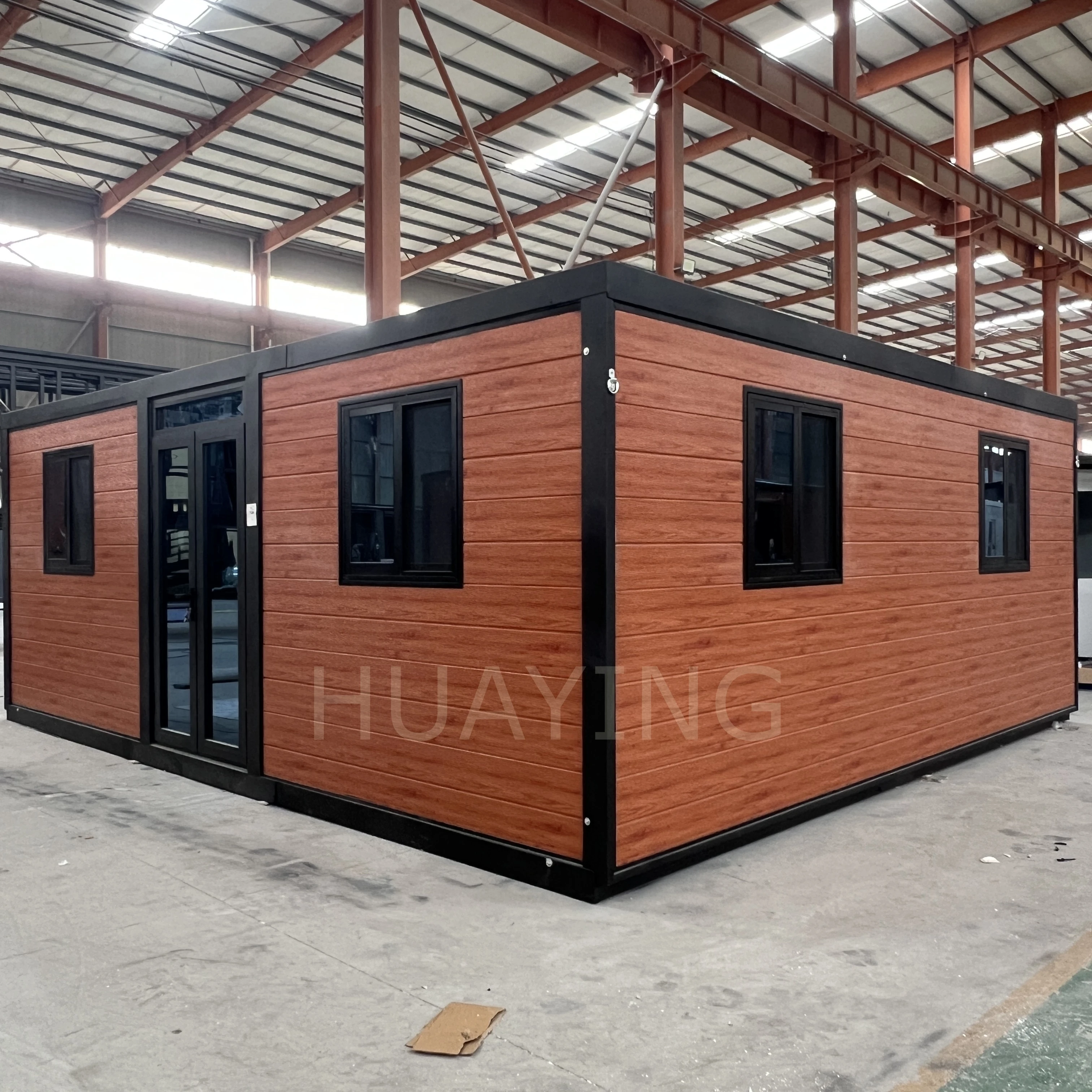 20ft/40ft flat roof prefab foldable container expandable house tiny home inside height 2.4m-KT