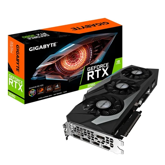 Hot Selling 3080 rtx 10G 3070 3080 Triple Fan in Graphics Cards in stock