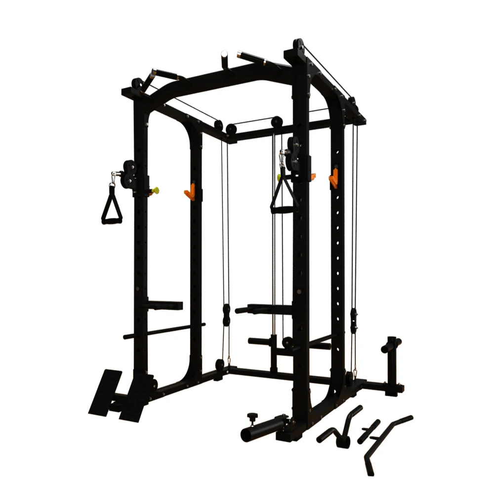 All in One Sports Equipment Multi Function Cable Machine Gym Equipment Power Rack Comprehensive Fitness Exercise