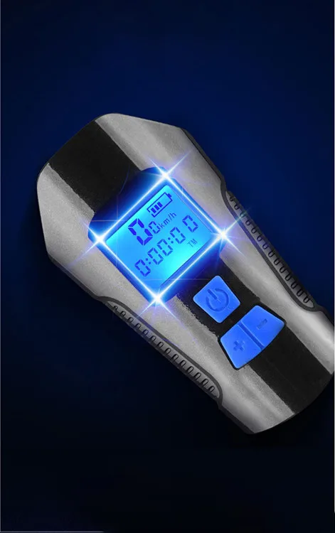 Новый дизайн светодиодный передний фонарь для ночной езды на велосипеде USB-зарядка велосипедный звуковой сигнал компьютер