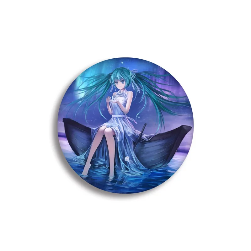Новинка 2022 брошь с подвеской в стиле аниме Hatsune Miku mirror sound Lian V home Мег-моча
