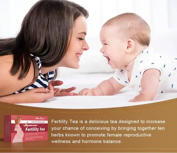 OEM ODM Natural Herbal Fertility Tea Toxins Fertility Tea Warm Womb Detox Tea For Baby