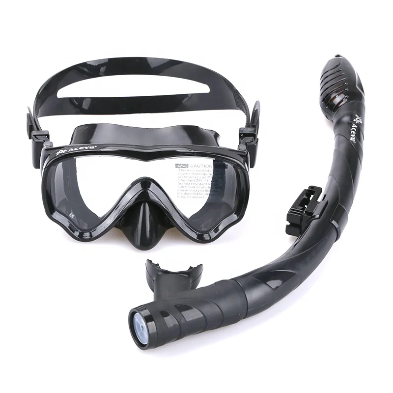 Custom best transparent Anti fog diving mask and snorkel set Purge Valve swimming gear Silicon snorkeling mask for kids