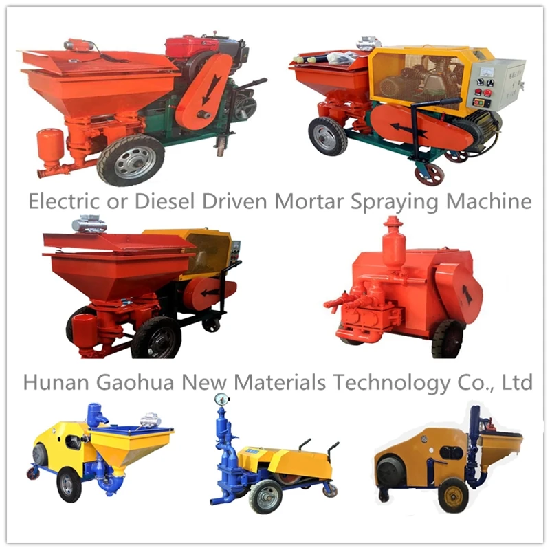 
Mortar Spraying Machine Dry Mix Electrical Concrete Spray Machine for Tunnel 