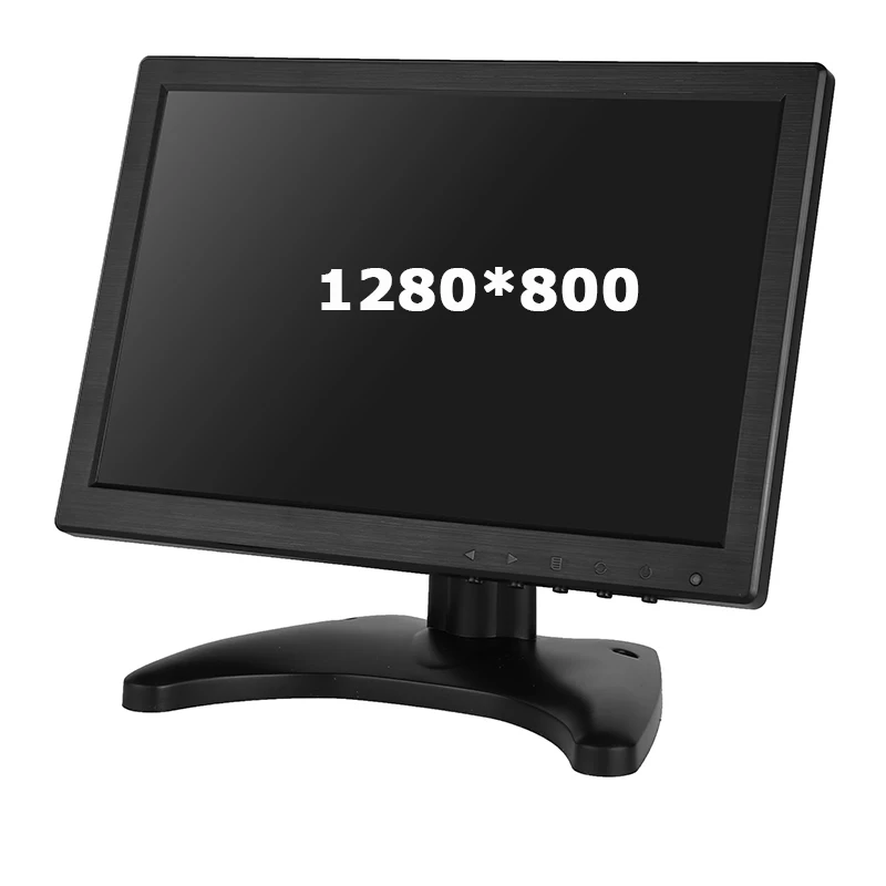 Zhixianda 10.1 inch 1280*800 industrial high-definition LCD monitor office computer monitor