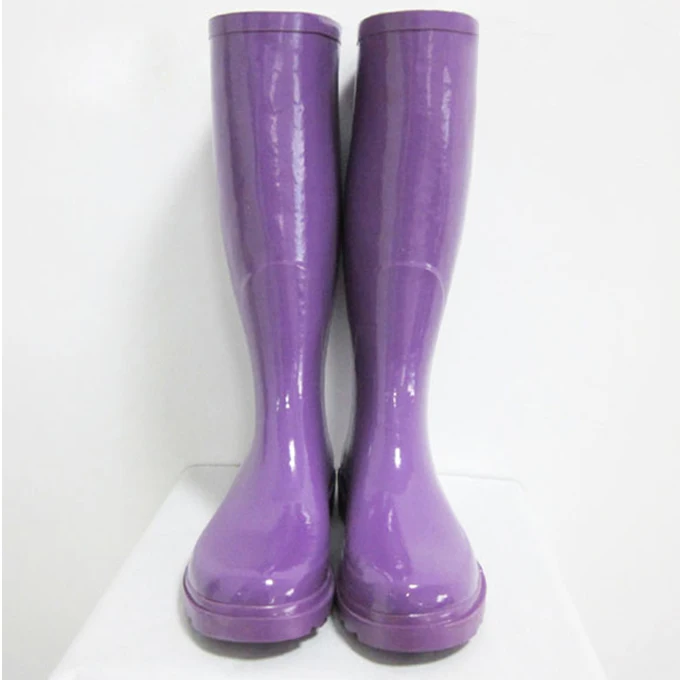 Custom ladies folding rain boots