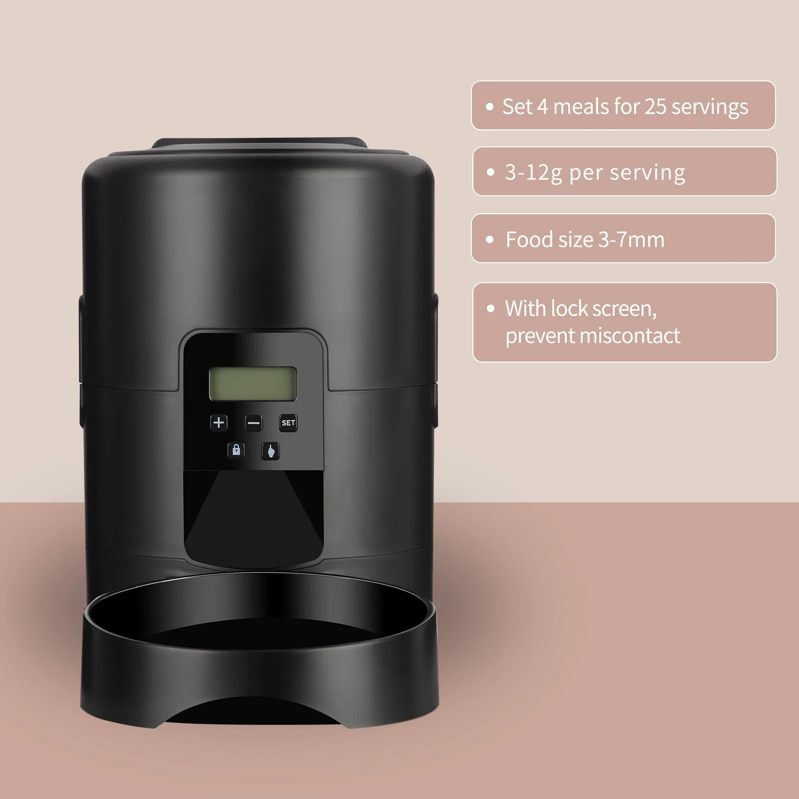 2L Automatic Cat Feeder Auto Wifi Control Cat Food Dispenser Timed Automatic Pet Dog Cat Feeder For Dry Food Pet Feeder
