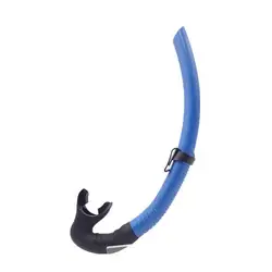 Нетоксичная дыхательная трубка для дайвинга и складная Гибкая Свернувшаяся полностью влажная трубка унисекс силиконовая дыхательная трубка из ПВХ