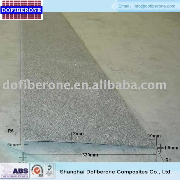 fibreglass frp grp step nosing nose