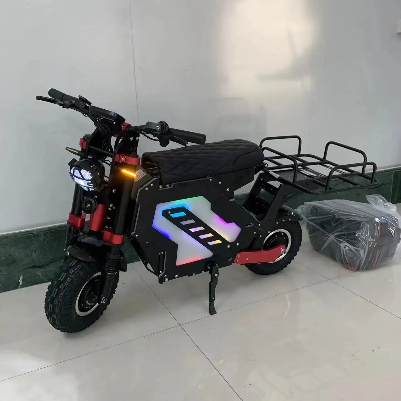 Geofought Molo5 electric scooter parts and accessories large capacity iron basket for deliveryman
