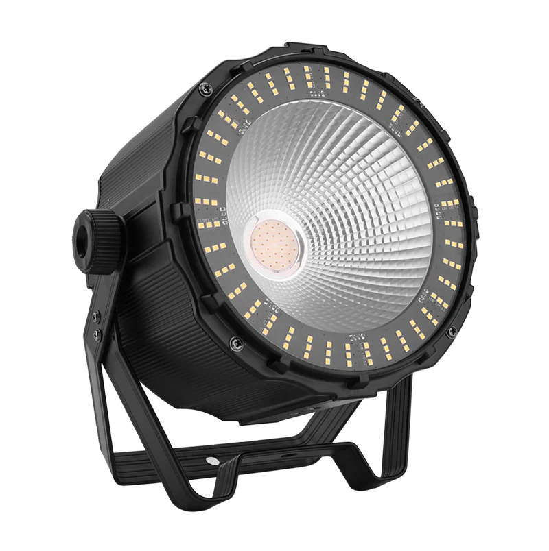 High Quality DJ Lighting 150W COB Rgbw Wash Ring Circle Strobe Led Par Stage  Light