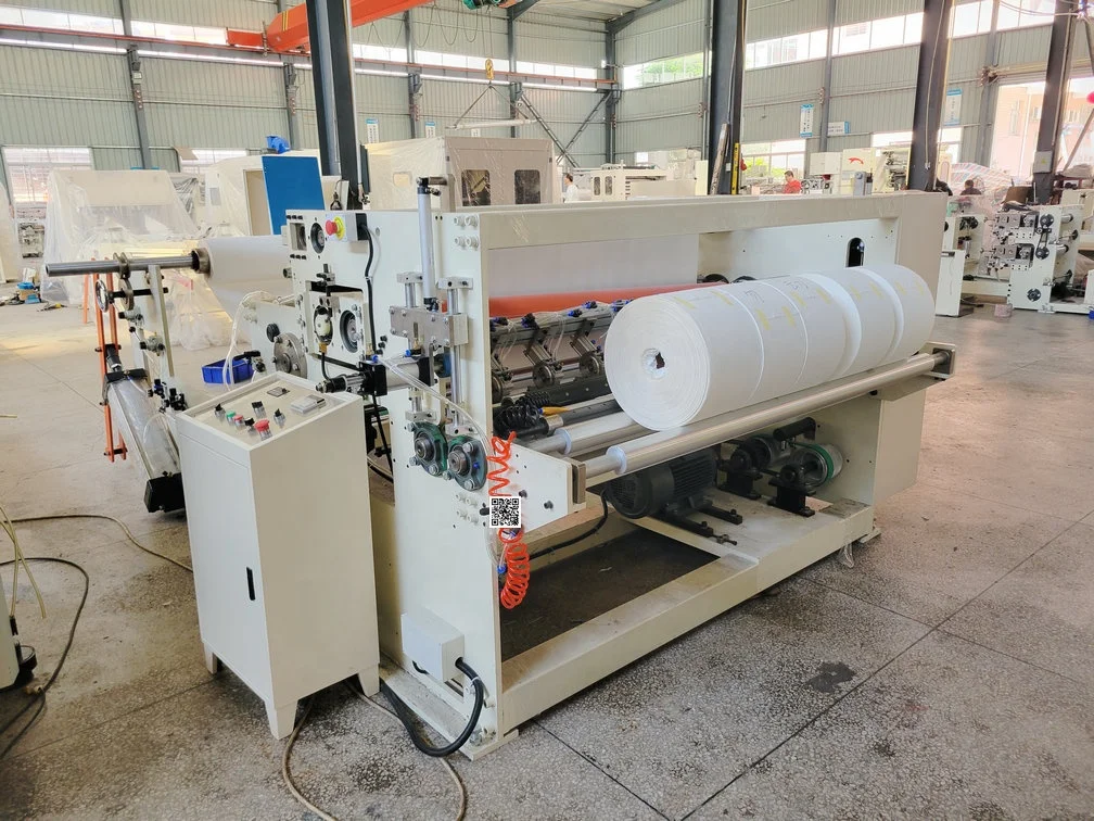 Semi automatic Maxi roll toilet tissue paper machine