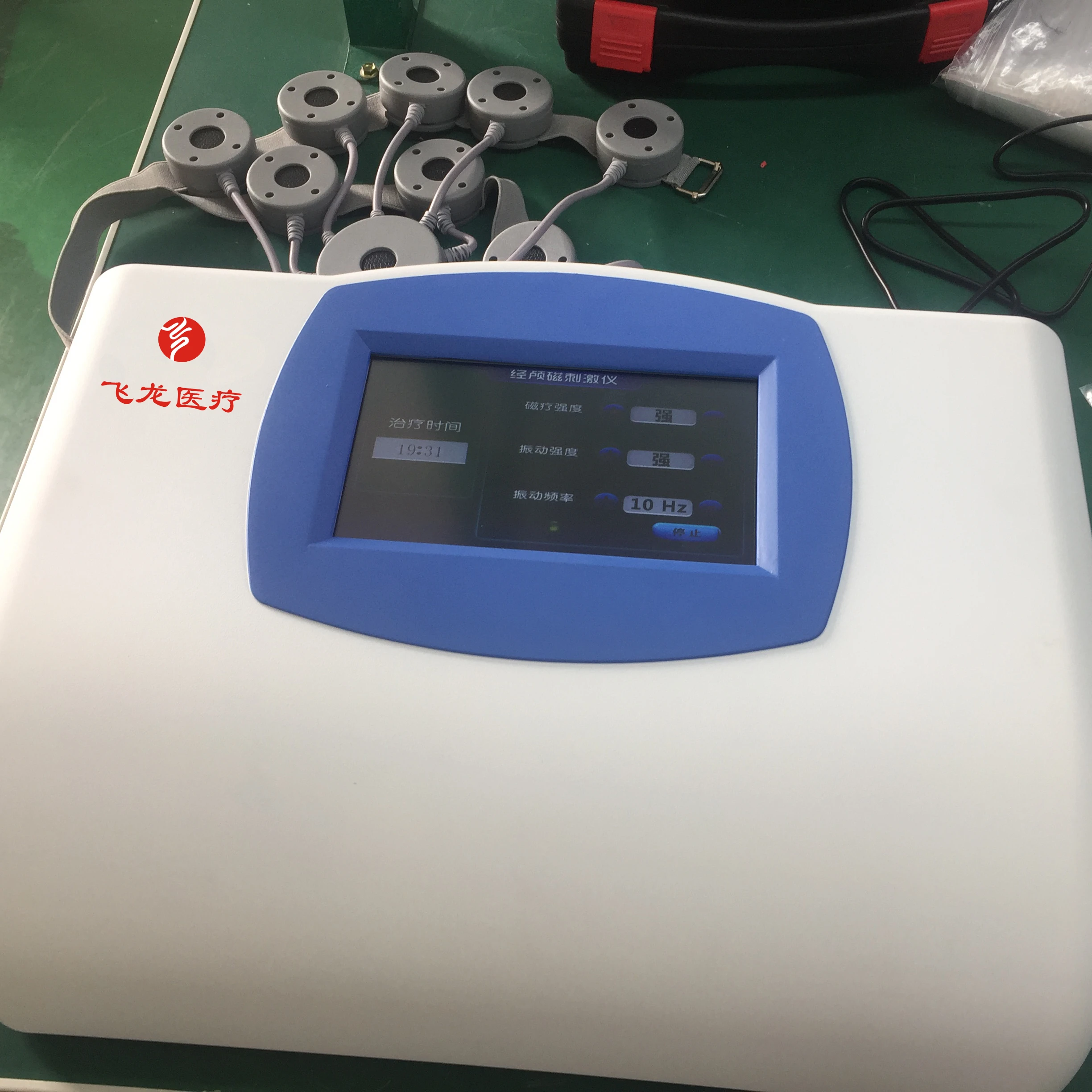 Портативный Мобильный электронный транскраниальный Магнитный стимулятор для терапии мозга