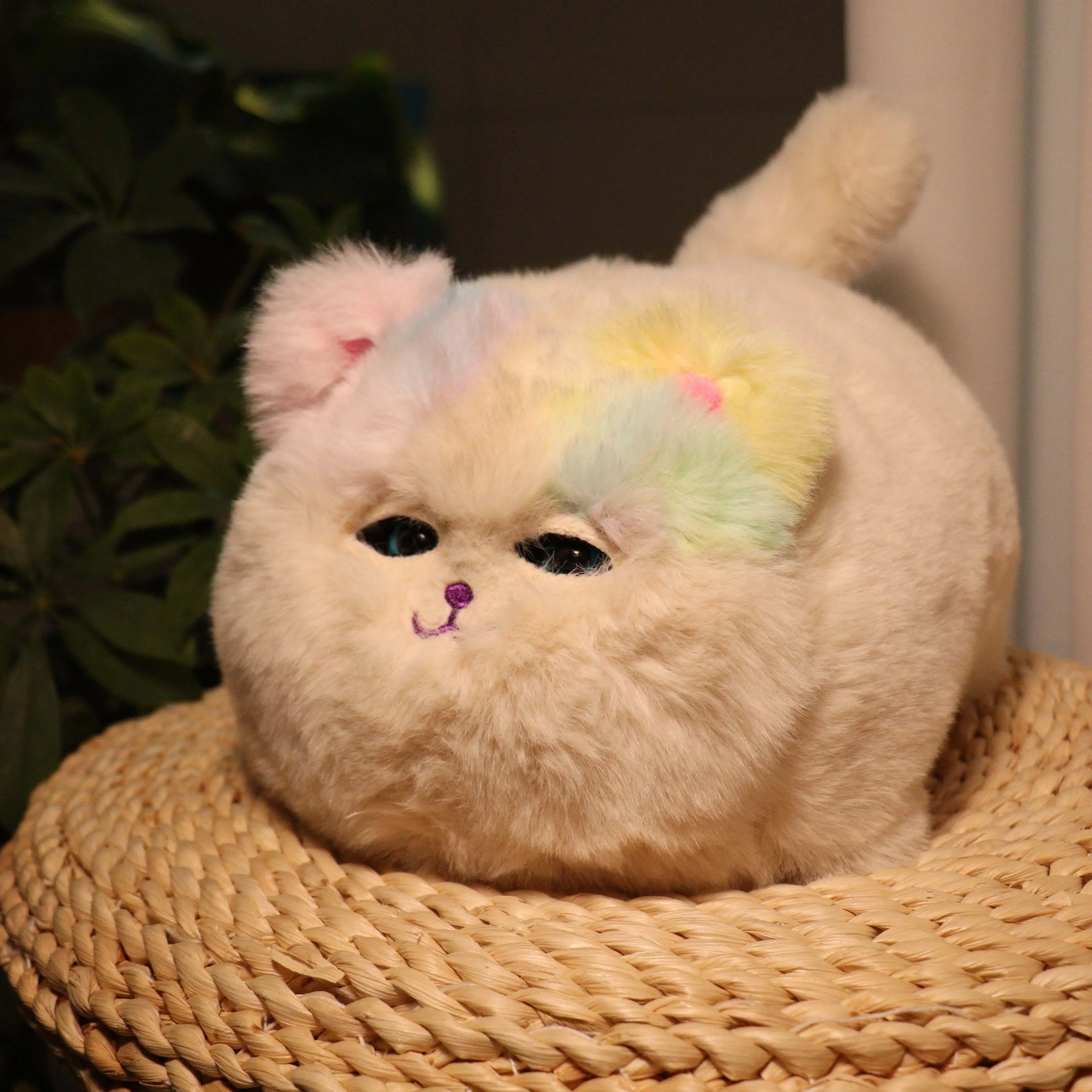 Promotion Cheap	skin-friendly art&craft plush chess pieces Embraced Cat wholesale talking toys stuff toys electronic plush toy