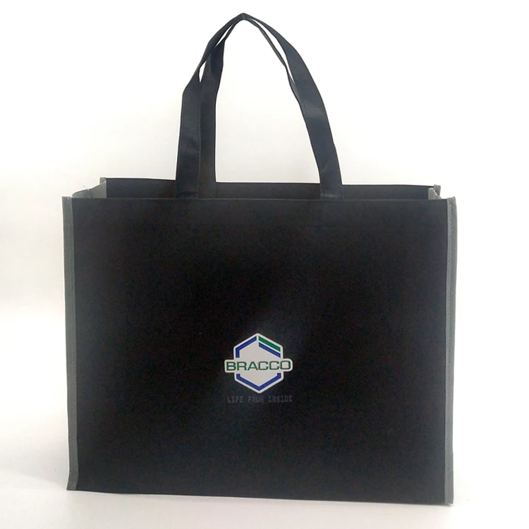 Custom Printed Logo Reusable Grocery Bag Gift Non Woven Shopping Bag Non-woven Cloth Bag