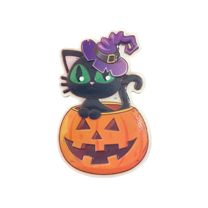 Halloween Refrigerator Magnets Pumpkin Spider Webs Decor For Party Home Decoration