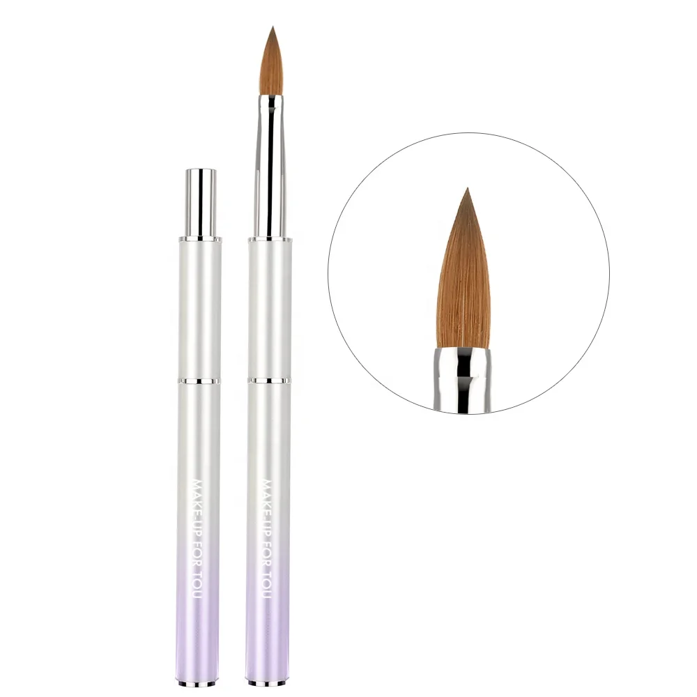 3D Nail Art Brush Kolinsky Hair Gel Nail Brush Set Brush For Nails