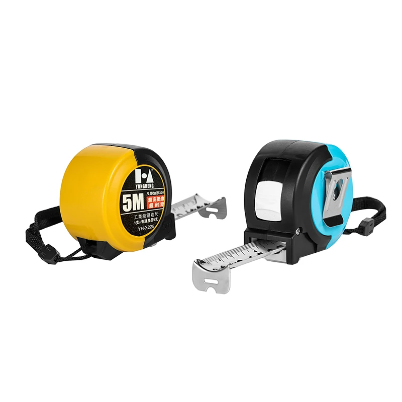 wooden brands ABS plastic+Steel tape Material and 2m-10m Length 0.13mm thick blade measuring tape