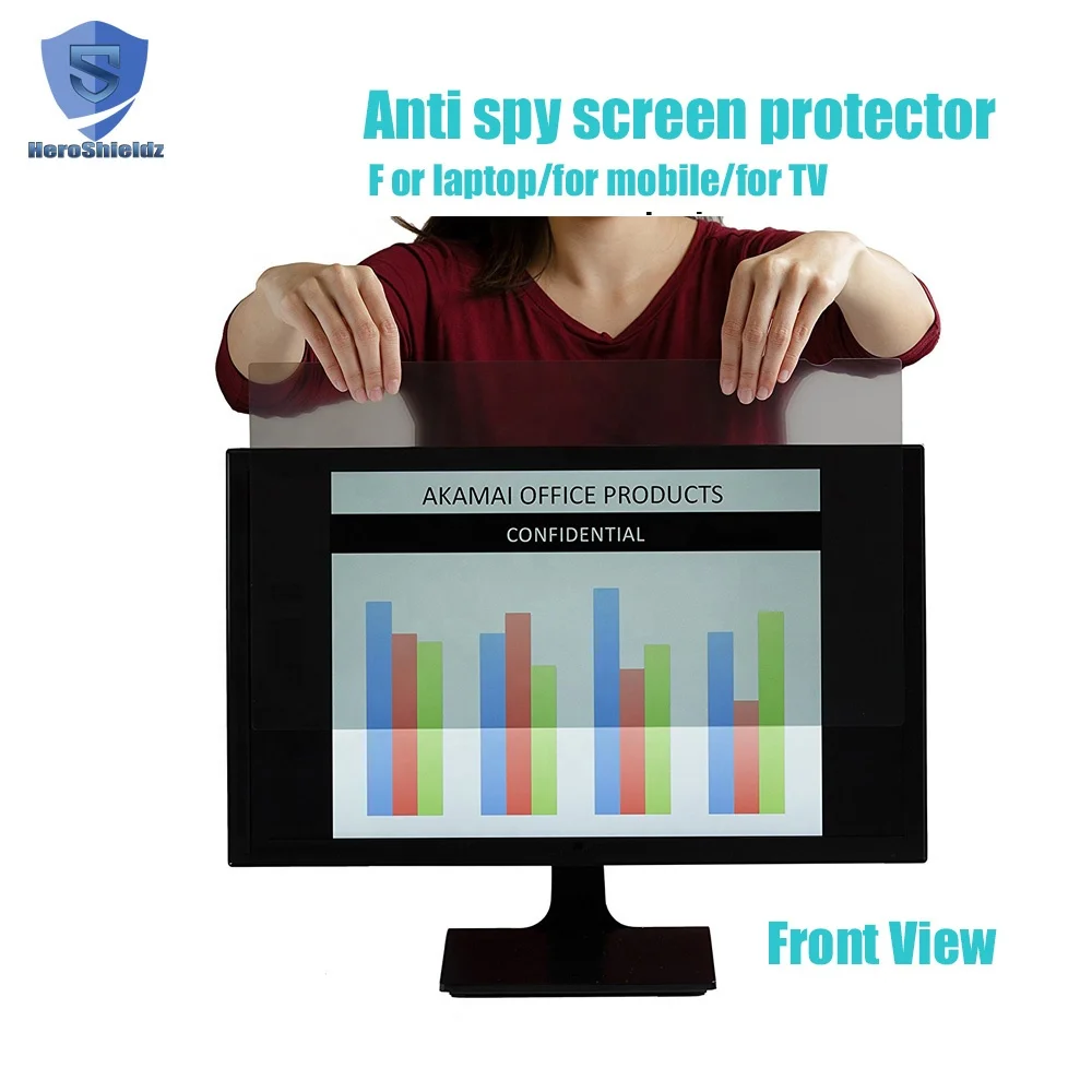 14' Matte Laptop Privacy Filter With Installation Tool, Removable Film Laptop/Computer /PC Anti-Spy Screen Protector Filter
