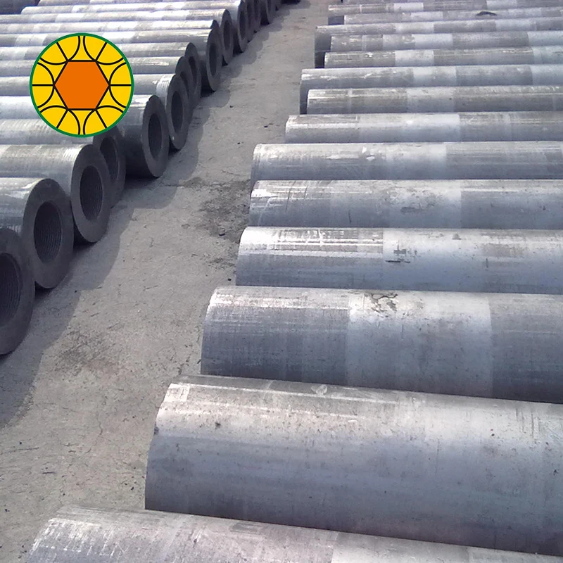 high purity synthetic extruded vibrated molded isostatic graphite round block