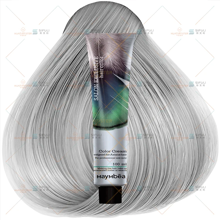 Huati Sifuli Maymbea 100ml Permanent Salon ppd no  keratin collagen red Hair Color Dye black pink silver purple red blue cream